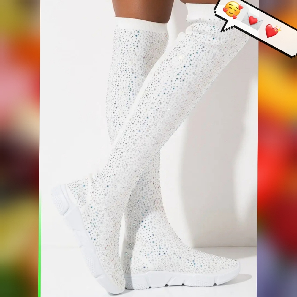 RHINESTONE SNEAKERS 🎼HOSTPICK🎼 - Picture 4 of 9